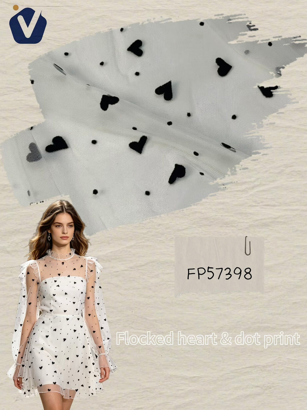 FP57398 / 3662 / Lace Embroidery fabric image