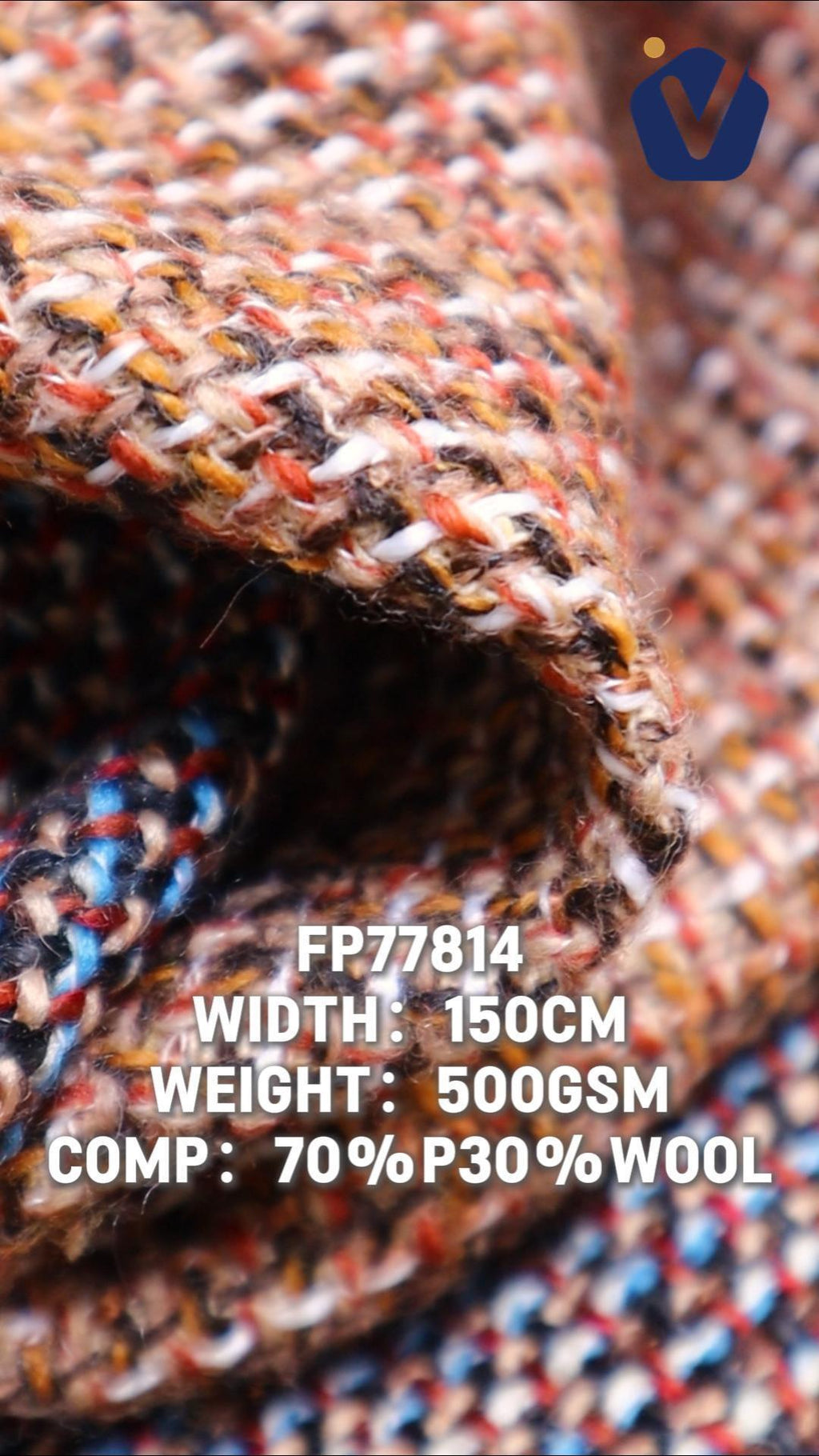 FP77814 / 1901 / Chanel-style Tweed fabric image