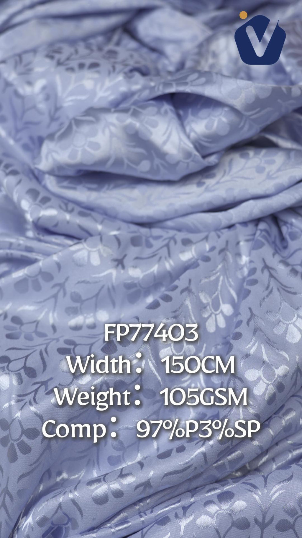 FP77403 / JD405 / Satin Jacquard fabric image