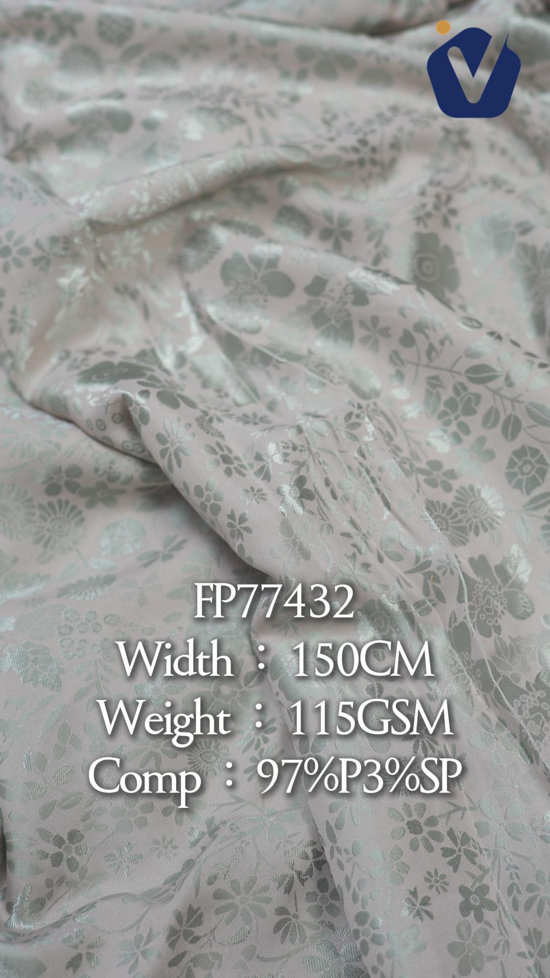 FP77432 / JD242 / Satin Jacquard fabric image
