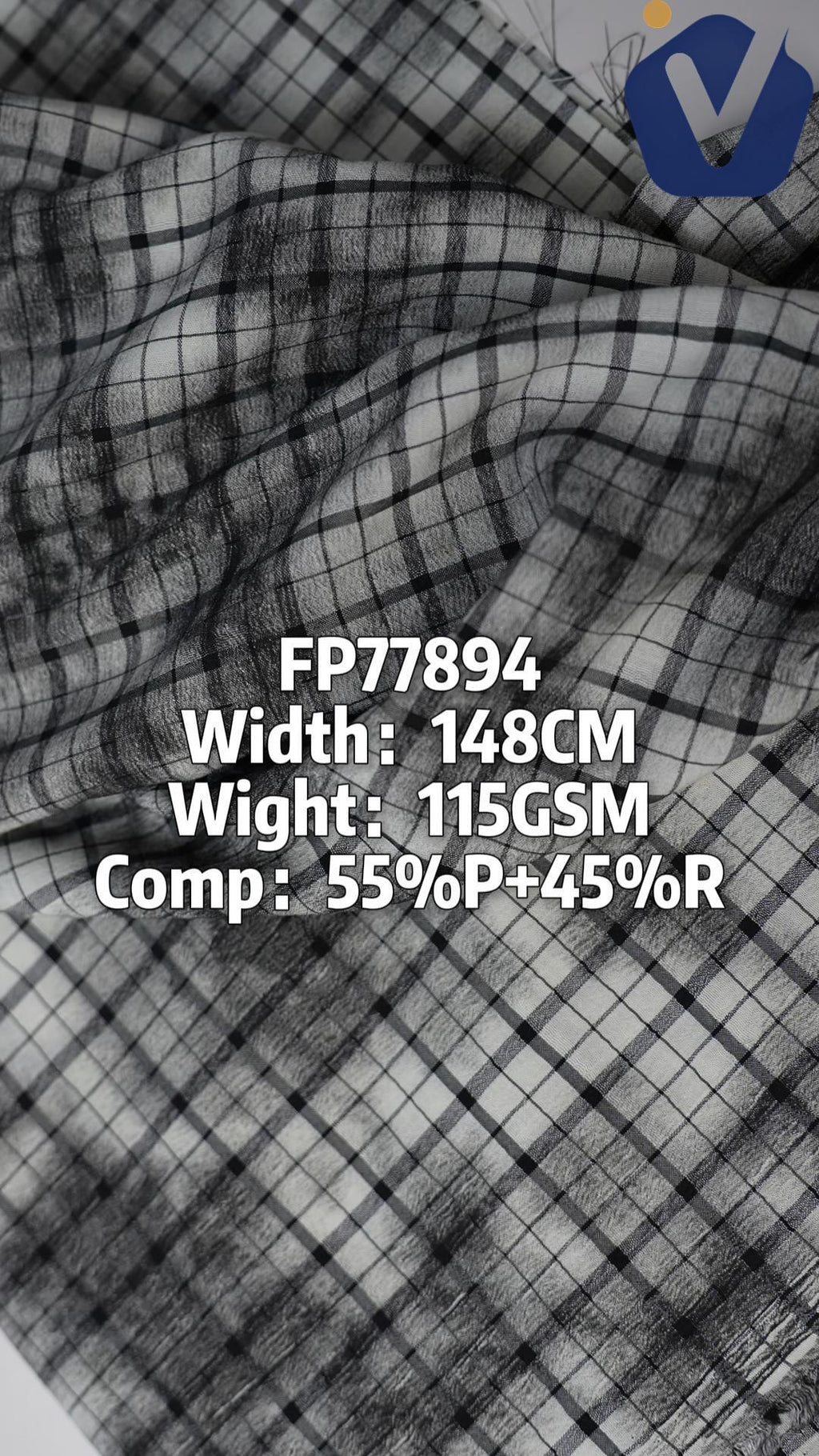 FP77894 / 519-1 / Processed Womenswear Fabric fabric image