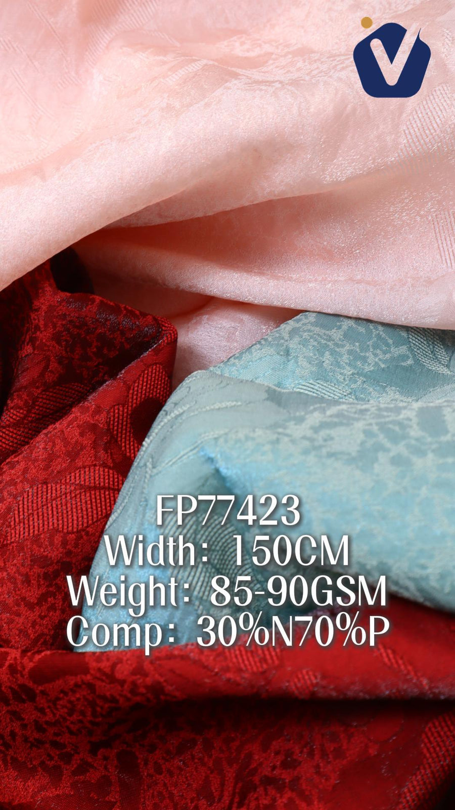 FP77423 / JD370 / Satin Jacquard