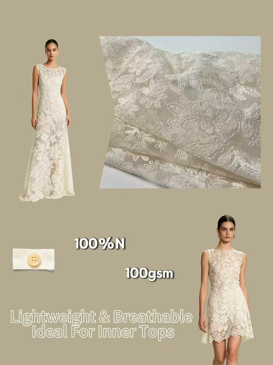 FP68349 / X1527 / Lace Embroidery