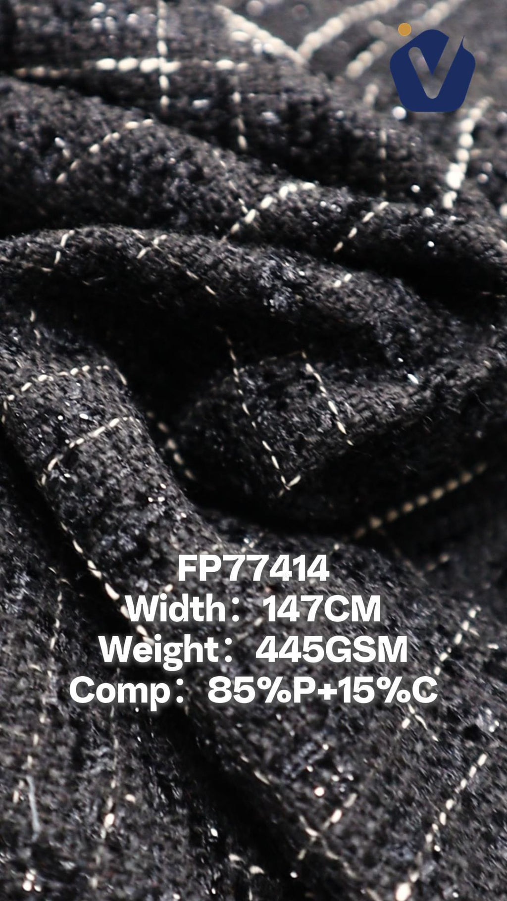 FP77414 / 350 / Chanel-style Tweed fabric image