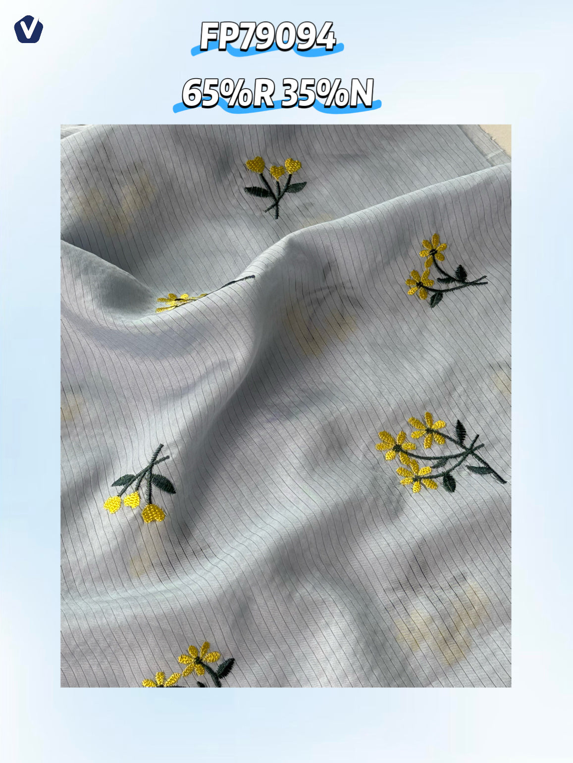 FP79094 / YX26016 / Embroidery Fabric fabric image