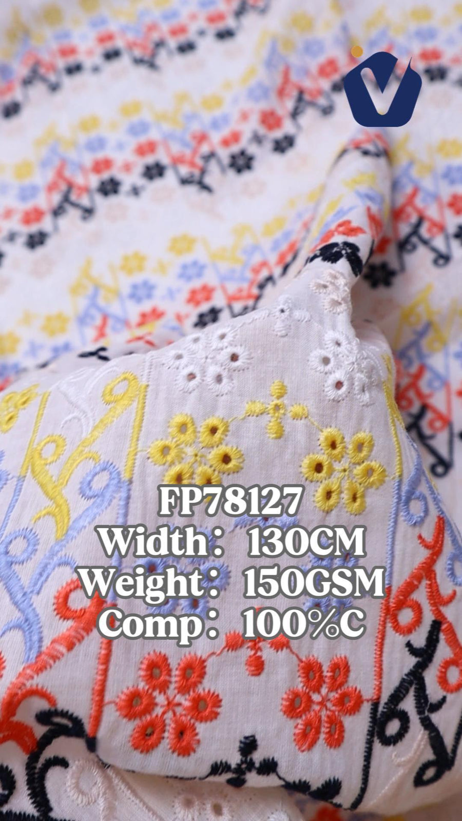 FP78127 / 6003 / Embroidery Fabric