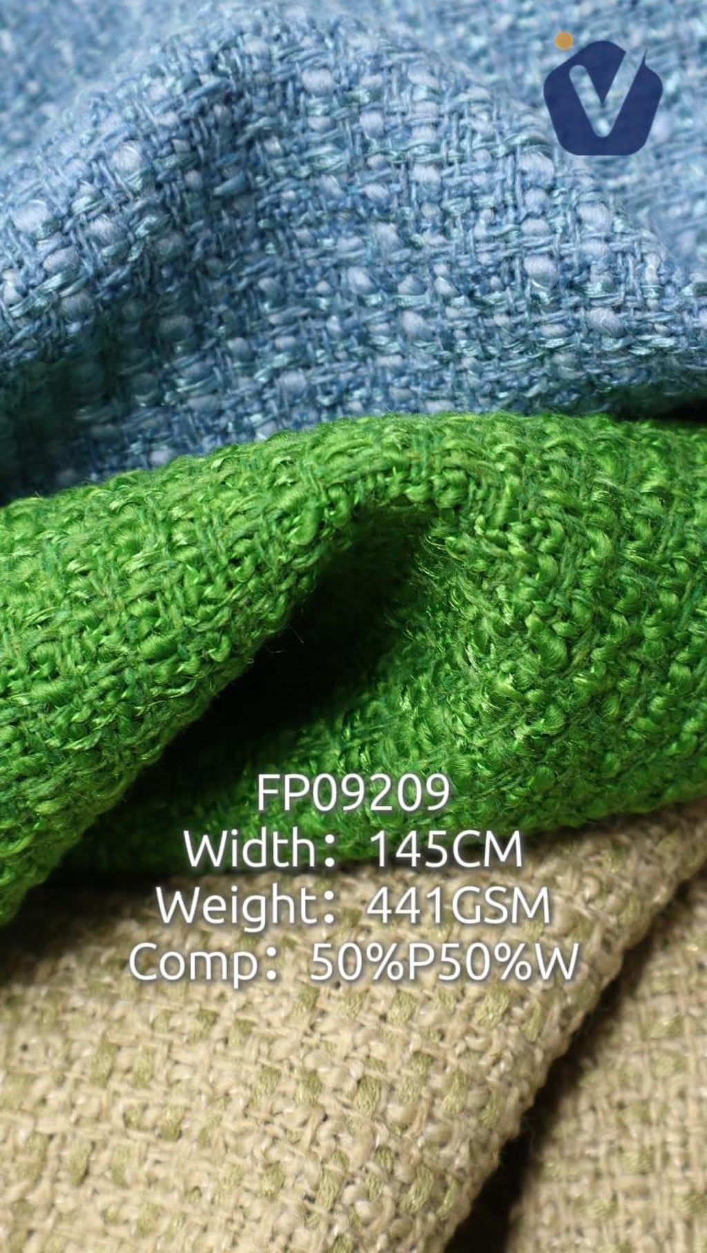 FP09209 / 313 / Chanel-style Tweed fabric image