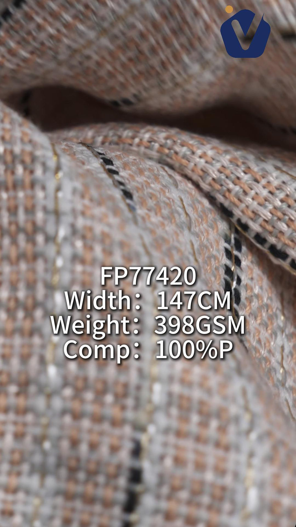 FP77420 / 1969 / Chanel-style Tweed fabric image