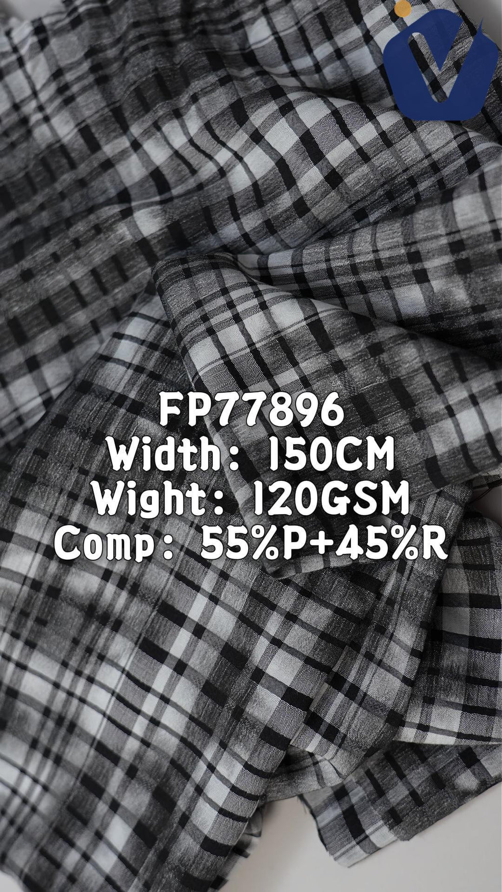 FP77896 / A393-1 / Processed Womenswear Fabric fabric image
