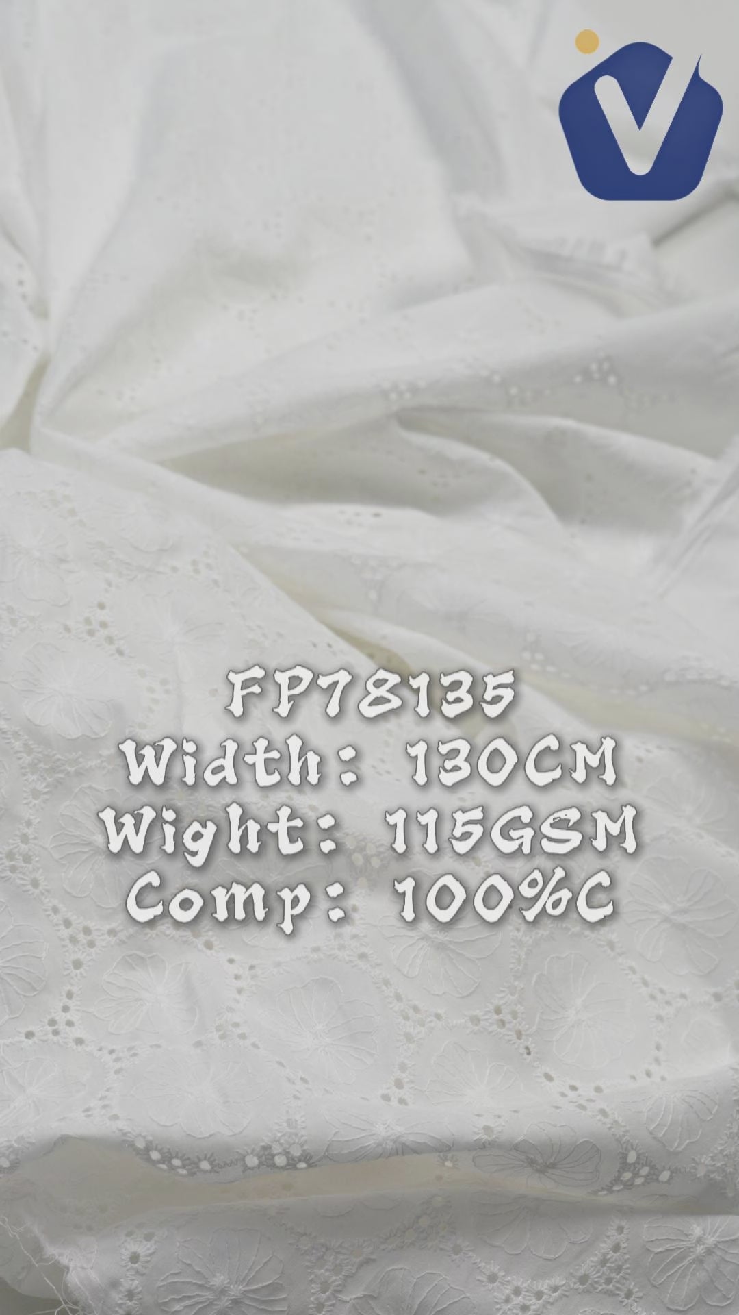FP78135 / BBA10431# / Embroidery Fabric fabric video