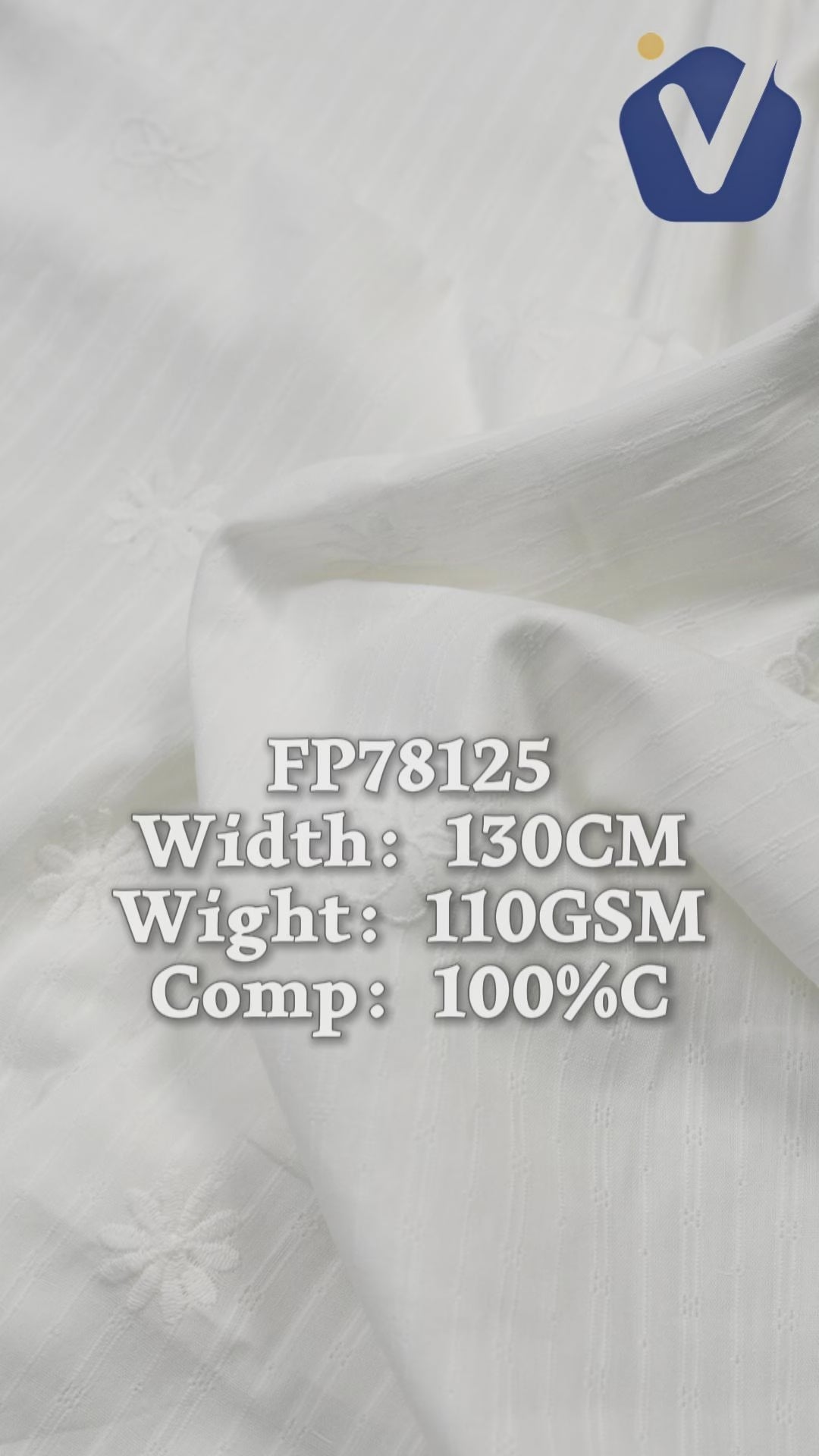 FP78125 / SL4003# / Embroidery Fabric fabric video