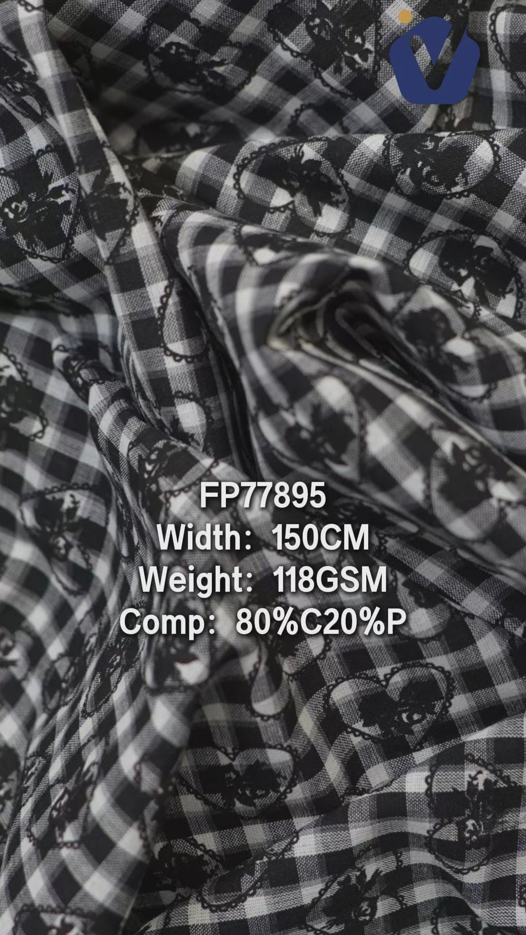 FP77895 / A687-6 / Processed Womenswear Fabric fabric video