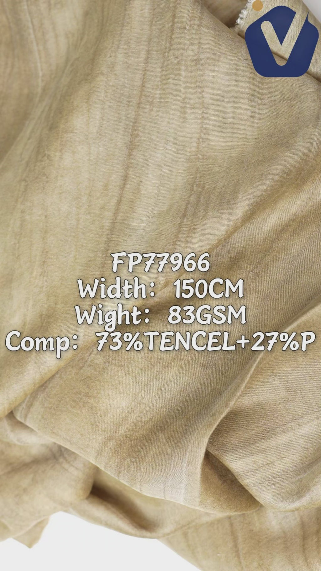FP77966 / A589-1 / Processed Womenswear Fabric fabric video