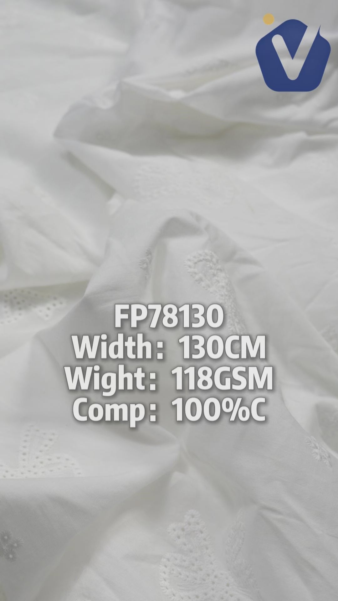 FP78130 / BBA10096# / Embroidery Fabric fabric video